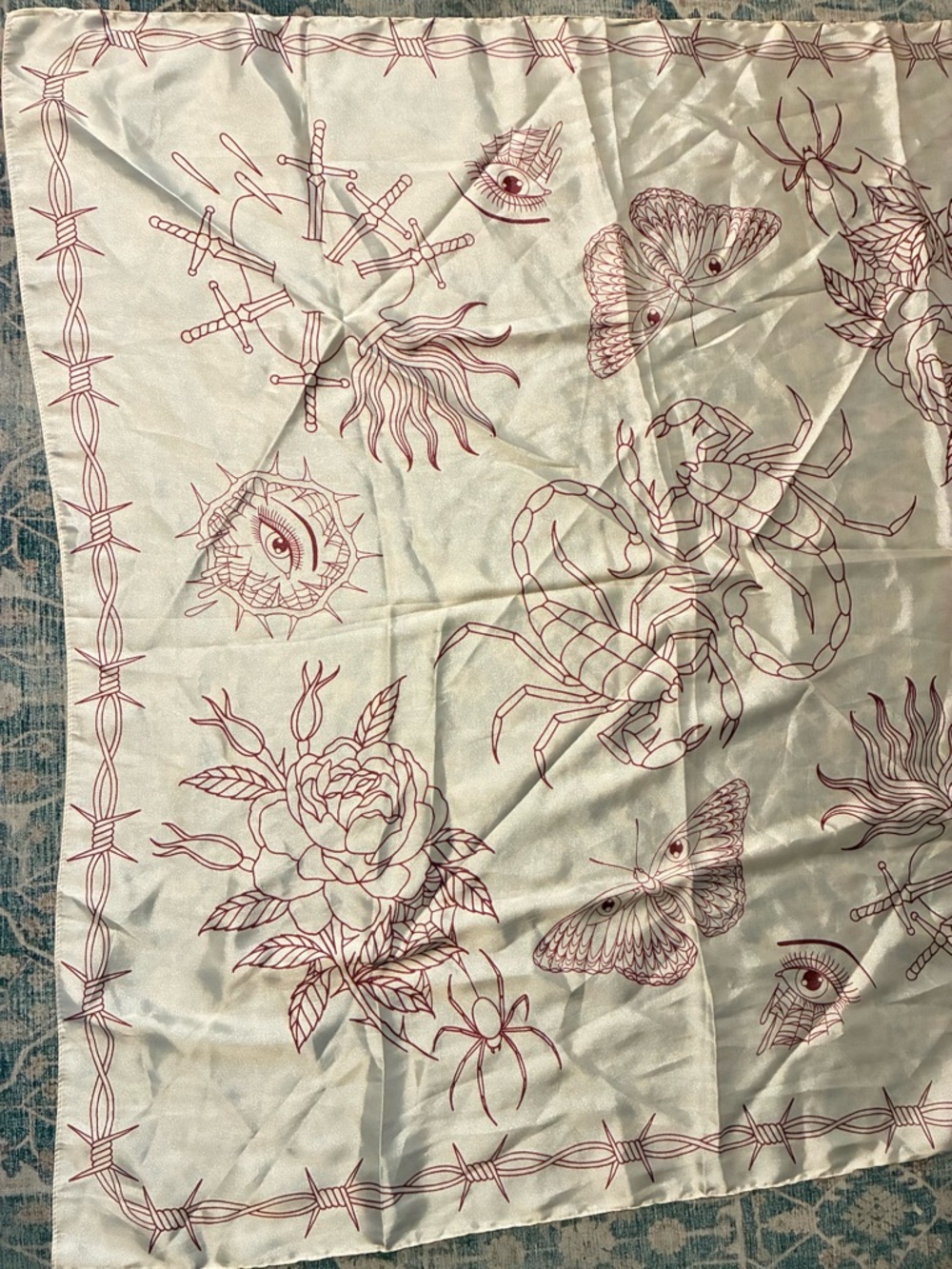 Sammi Jefcoate SAMMI Headscarf Love Letter - Picture 2 of 6